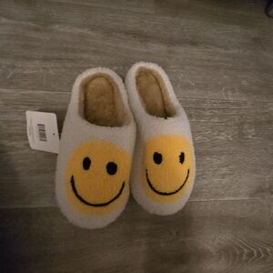 Cozy Smiley Face Slippers